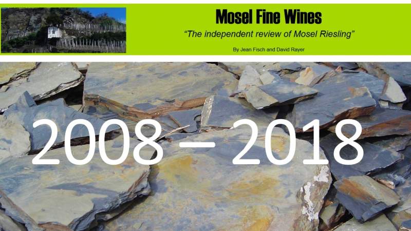 Mosel Fine Wines | 10 Years Anniversary | | Development of the Mosel