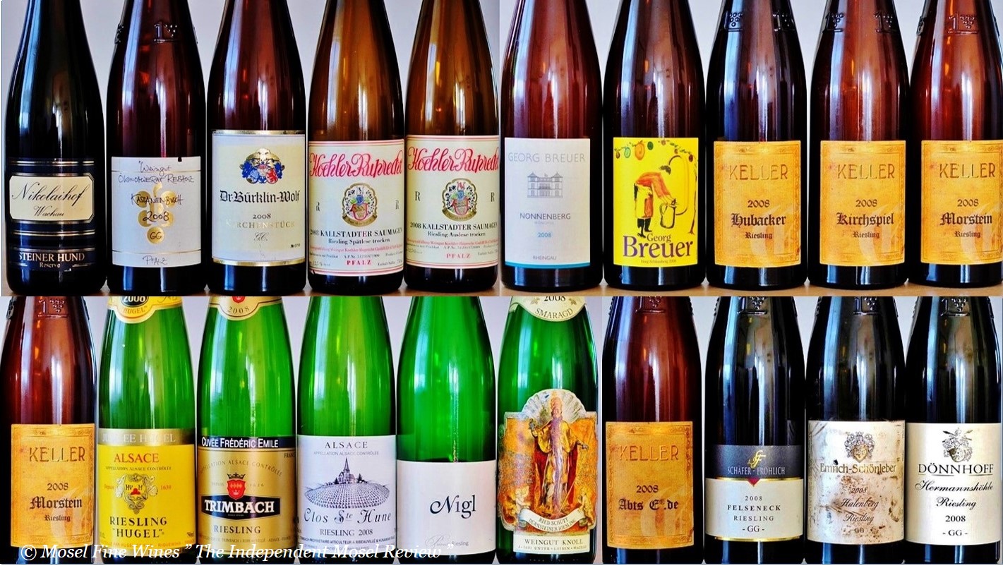 2008 Dry & OffDry Riesling A Progress Report