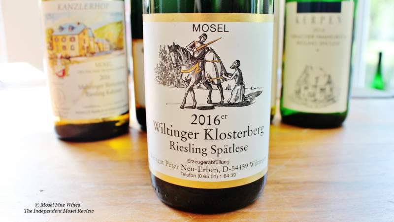 Weingut Peter Neu-Erben | Wiltinger Klosterberg Spätlese 2016 | Label