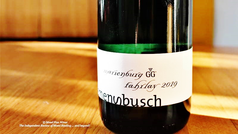 Weingut Clemens Busch | Pündericher Marienburg | Fahrlay | Riesling | Trocken | GG | 2019 | Label