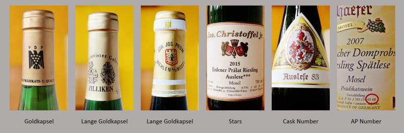 German Wine Label | Understanding | Goldkapsel | Auslese ***