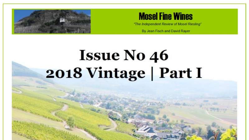 Mosel Fine Wines | Report | 2018 Mosel Vintage