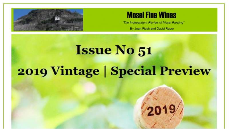 Mosel Fine Wines | Report | 2019 Vintage | Mosel | Sneak Preview